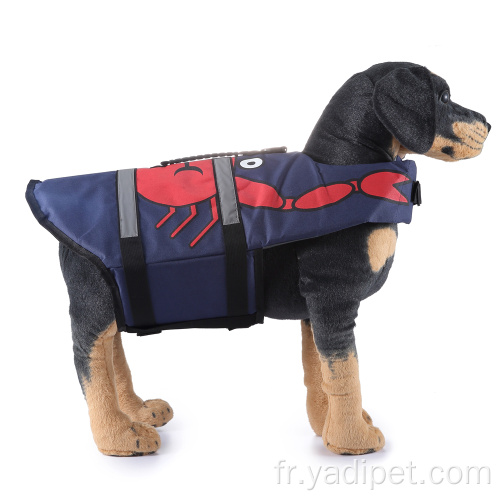 Gilet de sauvetage pour chien Gilet de sauvetage bleu